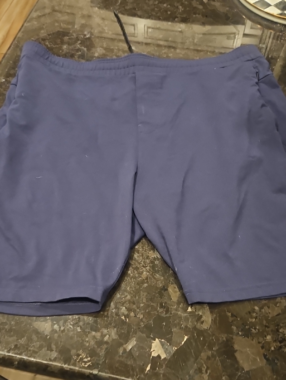 Navy Athletic Swim Shorts